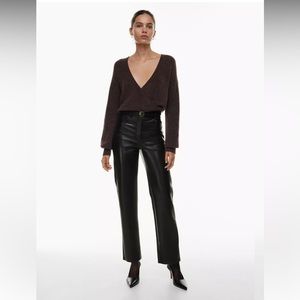 Aritzia Wilfred Melina leather pants